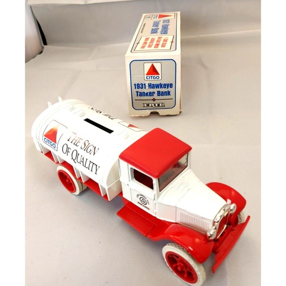 ERTL CITGO 1931 HAWKEYE TANKER BANK 1991 - 1/34 2nd IN SERIES NEW IN BOX #3441 - Picture 3 of 13